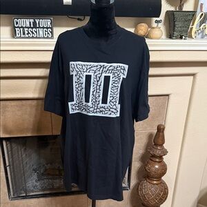 Jordan Black Tee with Gray Graphic